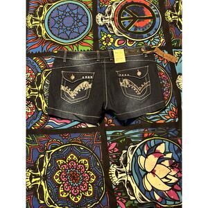 ladies shorts friction jeans size 13
